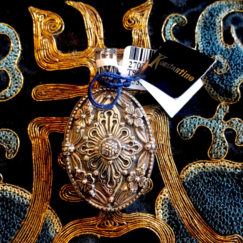 KONSTANTINO STERLING SILVER ENHANCER LOCKET NWT’S